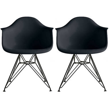 Plastic black dining online chairs